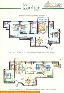Image of 1300 Sq.ft 3 BHK Apartment / Flat for sale in DLF Carlton Estate, Sector 53, Gurgaon for Rs. 31500000