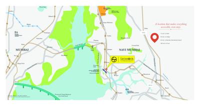 Image of 2208 Sq.ft 4 BHK Apartment / Flat for sale in L And T Seawoods Jasper At West Square, Seawoods, Navi Mumbai for Rs. 75000000