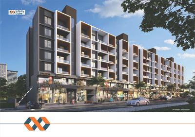 Image of 1005 Sq.ft 2 BHK Apartment / Flat for sale in Snehmangal Infinity Cube, Punawale, Pune for Rs. 7500000