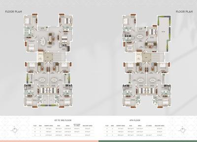 Image of 1925 Sq.ft 4 BHK Apartment / Flat for sale in Adya Exotica Villa, Dhakuria, Kolkata for Rs. 15000000