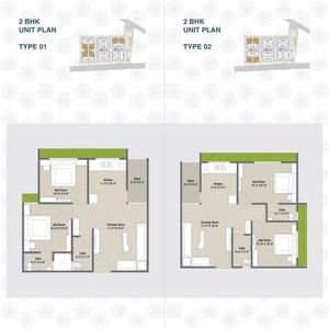 Image of 603 Sq.ft 2 BHK Apartment / Flat for sale in Bhakti Elegance, Thakkarbapa Nagar, Ahmedabad for Rs. 4900000