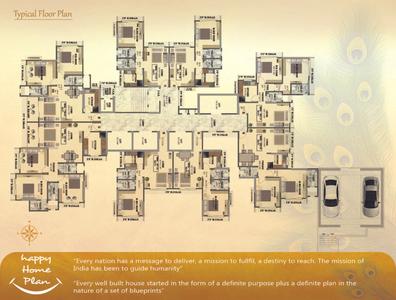 Image of 701 Sq.ft 2 BHK Apartment / Flat for sale in Laxmi Vishwa Vihang Heights, Dahisar East, Mumbai for Rs. 15100000