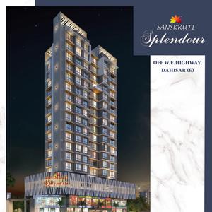 Image of 504 Sq.ft 1 BHK Apartment / Flat for sale in Sanskruti Splendour, Borivali East, Mumbai for Rs. 11000000