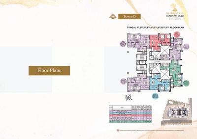 Image of 820 Sq.ft 2 BHK Apartment / Flat for sale in Essen Aishwaryam Comfort Gold, Chinchwad, Pune for Rs. 10500000