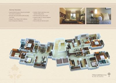 Image of 1014 Sq.ft 2 BHK Apartment / Flat for sale in Sabari Hillgrange, Chembur, Mumbai for Rs. 27500000