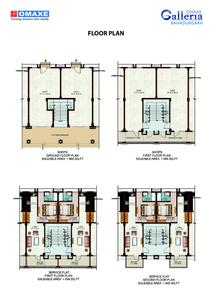 Image of 1578 Sq.ft 3 BHK Builder Floor for sale in Omaxe Galleria, Sector 14, Bahadurgarh for Rs. 9500000