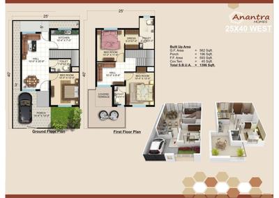 Image of 1600 Sq.ft 3 BHK Independent House for sale in Tiwari Anantra Homes Phase 2 by Tiwari Builders, Matiyari, Lucknow for Rs. 7500000