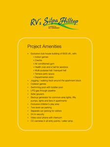 Image of 1652 Sq.ft 3 BHK Apartment / Flat for sale in RV Silpa Hilltop, Gachibowli, Hyderabad for Rs. 17900000