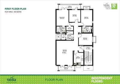 Image of 2160 Sq.ft 3 BHK Builder Floor for sale in Vatika Independent Floors, Sector 83, Gurgaon for Rs. 22500000