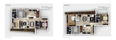 Image of 980 Sq.ft 2 BHK Apartment / Flat for sale in Amanora Gold Towers 44 45 And 46, Hadapsar, Pune for Rs. 12100000