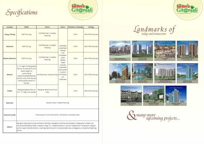 Image of 1400 Sq.ft 2.5 BHK Apartment / Flat for sale in Gardenia Gitanjali, Vasundhara, Ghaziabad for Rs. 12500000