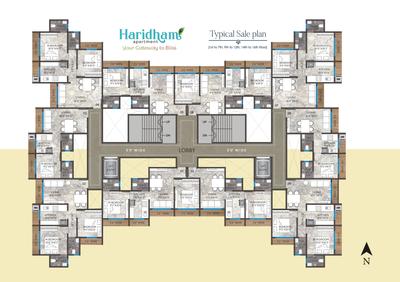 Image of 950 Sq.ft 2 BHK Apartment / Flat for sale in V M Haridham, Virar West, Virar for Rs. 5600000