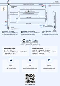 Image of 1345 Sq.ft 3 BHK Apartment / Flat for sale in SAFAA CREST, Ayanavaram, Chennai for Rs. 17485000