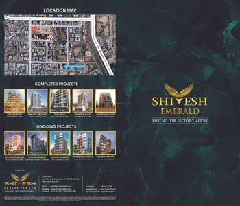 Image of 650 Sq.ft 1 BHK Apartment / Flat for sale in Shivesh Emerald, Airoli, Navi Mumbai for Rs. 9000000