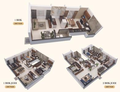 Image of 550 Sq.ft 1 BHK Apartment / Flat for sale in Sadguru Avighna, Malad West, Mumbai for Rs. 10800000