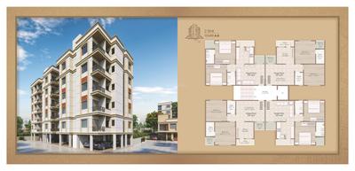 Image of 522 Sq.ft 2 BHK Apartment / Flat for sale in Shreeji Sahaj Residency, Khodiyar Nagar, Vadodara for Rs. 2800000