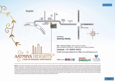 Image of 910 Sq.ft 2 BHK Apartment / Flat for sale in Aatmiya Heights Phase 2, Maneja, Vadodara for Rs. 3600000