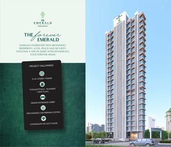 Image of 450 Sq.ft 1 BHK Apartment / Flat for sale in HS Emerald, Mulund East, Mumbai for Rs. 8900000