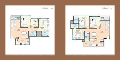 Image of 1150 Sq.ft 2 BHK Apartment / Flat for sale in Goldbricks Aastha Apartment M7 Phase I Anandam World City, Labhandih, Raipur for Rs. 4450000