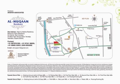 Image of 1200 Sq.ft 2 BHK Apartment / Flat for sale in Akshar Al Muqaam, Bhayli, Vadodara for Rs. 3500000
