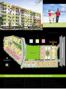 Image of 1139 Sq.ft 3 BHK Apartment / Flat for sale in Fortune Divine City Phase II, Misrod, Bhopal for Rs. 4400000