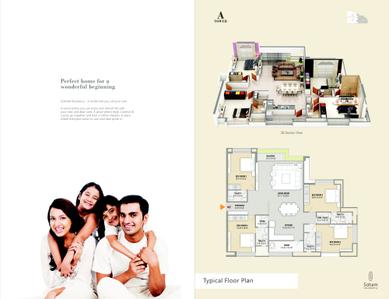 Image of 3100 Sq.ft 4.5 BHK Apartment / Flat for sale in Soham Residency Phase II Building A And F, Patel Nagar, Surat for Rs. 13000000