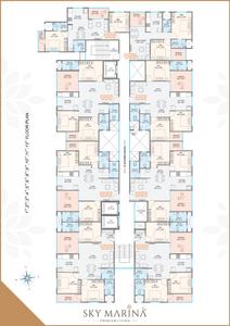 Image of 1350 Sq.ft 3 BHK Apartment / Flat for sale in Sai Sky Marina, Chikhali, Pune for Rs. 8100000