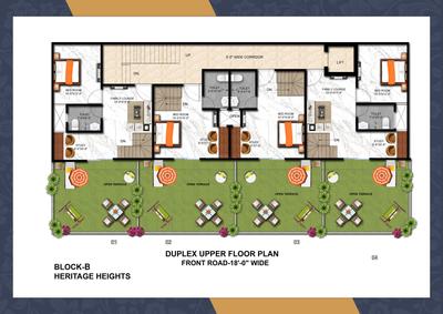 Image of 1011 Sq.ft 2 BHK Apartment / Flat for sale in THV Heritage Heights, Noida Extension, Greater Noida for Rs. 3811000