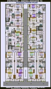 Image of 1050 Sq.ft 2 BHK Apartment / Flat for sale in Capital Metro Heights 2, Sector 72, Noida for Rs. 3800000