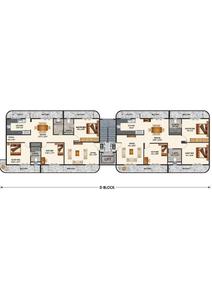 Image of 1272 Sq.ft 3 BHK Apartment / Flat for sale in Adithi Bliss, Kachamaranahalli, Bengaluru for Rs. 9000000