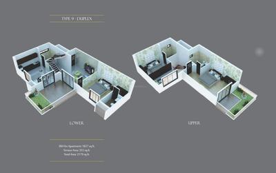 Image of 1709 Sq.ft 3 BHK Apartment / Flat for sale in Linea Sunflower, Kengeri, Bengaluru for Rs. 12500000