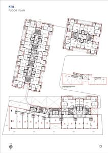Image of 2178 Sq.ft 3 BHK Apartment / Flat for sale in Kaavyaratna Sanskruti 2, Bhaijipura, Gandhinagar for Rs. 10406000