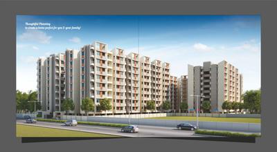 Image of 688 Sq.ft 2 BHK Apartment / Flat for sale in Safal Iris, Atladara, Vadodara for Rs. 3450000