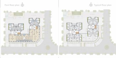 Image of 1000 Sq.ft 3 BHK Apartment / Flat for sale in Aaryan Euphoria, Chanakyapuri, Ahmedabad for Rs. 11000000