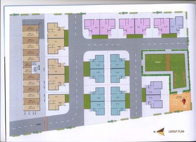 Image of 1500 Sq.ft 3 BHK Duplex for sale in Ravi Kiran Harsh Residency, Nandelav, Bharuch for Rs. 9100000