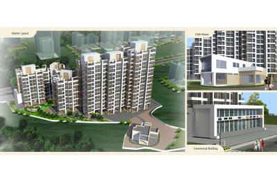 Image of 505 Sq.ft 1 BHK Apartment / Flat for sale in Squarefeet Imperial Square, Thane West, Thane for Rs. 4500000