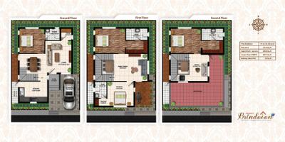 Image of 2665 Sq.ft 4 BHK Duplex for sale in Jansen Brindavan Phase 2, Padur, Chennai for Rs. 24500000