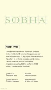 Image of 1050 Sq.ft 2 BHK Apartment / Flat for sale in Sobha Dream Gardens Phase 4 Wing 1 And 2, Kannuru, Bengaluru for Rs. 11800000