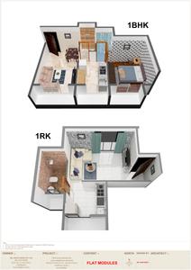 Image of 670 Sq.ft 1 BHK Apartment / Flat for sale in Noviya Guru Krupa Heights, Ulwe, Navi Mumbai for Rs. 3832000