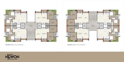 Image of 1251 Sq.ft 2 BHK Apartment / Flat for sale in Maruti Santvan Newon, Palanpur, Surat for Rs. 6300000