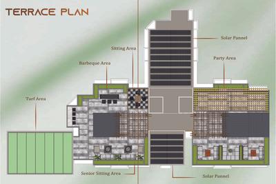 Image of 1038 Sq.ft 3 BHK Apartment / Flat for sale in The Obsidian, Jogeshwari West, Mumbai for Rs. 24500000