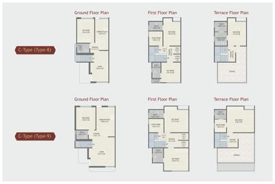 Image of 1700 Sq.ft 4 BHK Villa for sale in Sunrise Red Coral 52, Atladara, Vadodara for Rs. 11000000