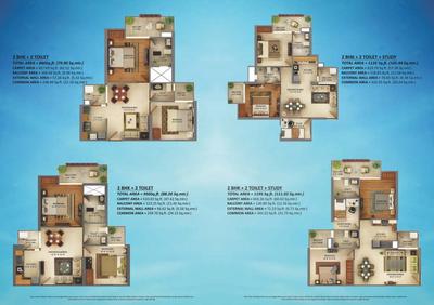 Image of 950 Sq.ft 2 BHK Apartment / Flat for sale in Palm Marina Suites Phase 1, Mahurali, Ghaziabad for Rs. 6000000