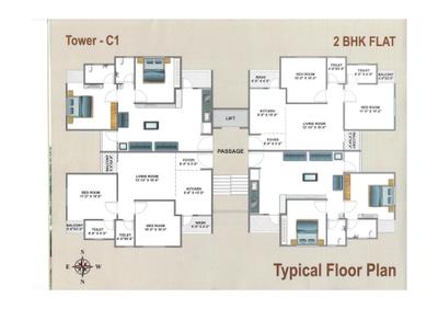 Image of 550 Sq.ft 1 BHK Apartment / Flat for sale in Maa Omkar Residency, Koyali, Vadodara for Rs. 1750000