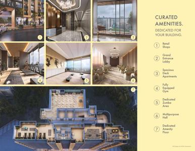 Image of 606 Sq.ft 1 BHK Apartment / Flat for sale in Reyanshp Vihang Avaana, Mira Road East, Mira Bhayandar for Rs. 7465000