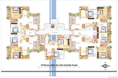 Image of 1500 Sq.ft 3 BHK Apartment / Flat for sale in Monarch Height 5, Besa, Nagpur for Rs. 6300000