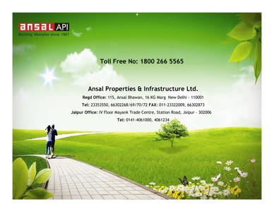 Image of 1400 Sq.ft 2 BHK Villa for sale in Ansal Sushant City 1, Sushant City - I, Jaipur for Rs. 6800000
