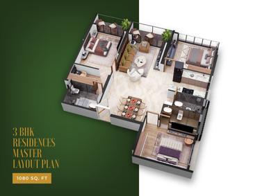 Image of 482 Sq.ft 1 BHK Apartment / Flat for sale in Bhakti Pride, Chembur, Mumbai for Rs. 8500000