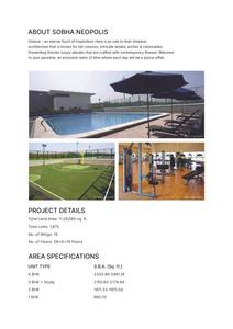 Image of 660 Sq.ft 1 BHK Apartment / Flat for sale in Sobha Neopolis Phase 1 W14 15 16 17 18 And 19, Balagere, Bengaluru for Rs. 10500000