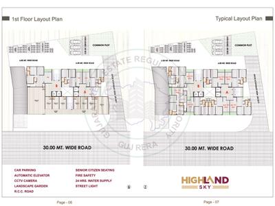 Image of 1350 Sq.ft 2 BHK Apartment / Flat for sale in Jeel Highland Sky, Nana Chiloda, Ahmedabad for Rs. 5100000